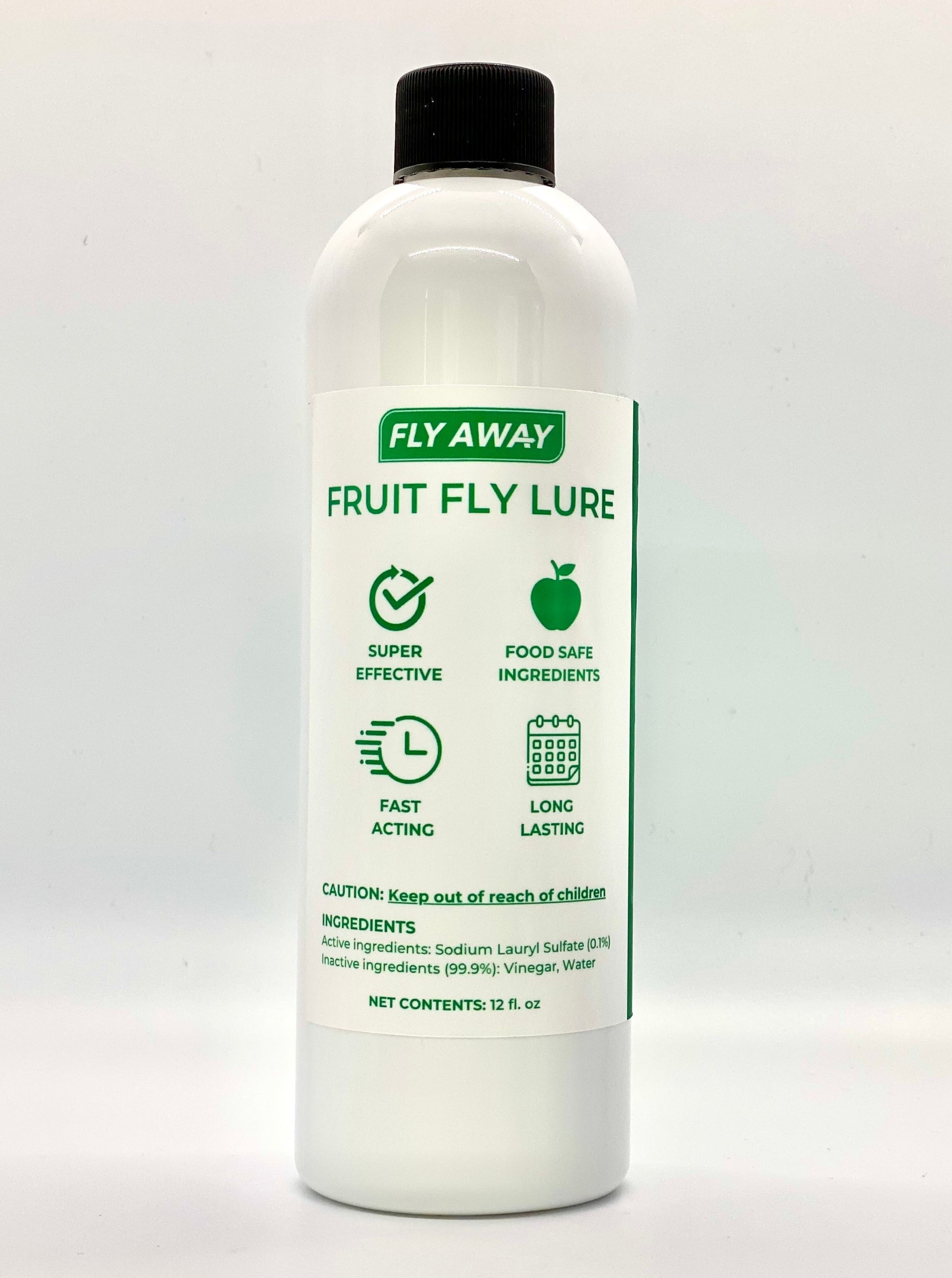 Fly Away Fruit Fly Trap Kit and 12 oz Refill Lure Fruit Fly Trap Kit